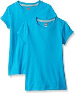 👚 hanes little girls jersey cotton tops, tees & blouses - girls' clothing logo