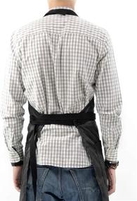 img 1 attached to 👕 Coated No Tie Apron by Under NY Sky