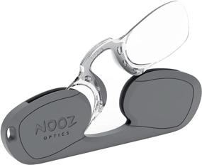 img 4 attached to Nooz Optics Armless Rectangular Reading Glasses - 6 Color Options and 5 Correction Strengths