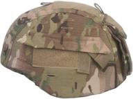 🎯 multicam camouflage outdoor base tactical helmet cover for airsoft mich 2002 2000 ach helmets - size m/l logo