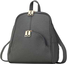 img 4 attached to KKXIU Backpack Daypacks Synthetic Shoulder Women's Handbags & Wallets and Fashion Backpacks
