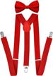 trilece suspenders bowtie women adults logo