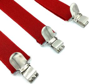 img 2 attached to Trilece Suspenders Bowtie Women Adults