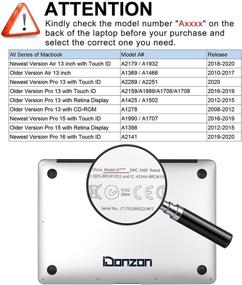 img 3 attached to IDonzon Case For MacBook Air 13 Inch (Model: A1466 &Amp