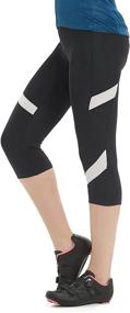 img 3 attached to 🚴 Santic Women's Cycling Shorts: Padded Capris for Comfy & Breathable Biking Experience