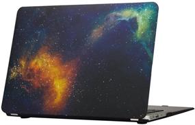 img 4 attached to ⌨️ Funut MacBook Air 11 Inch Case – Ultra Slim Flame Space Hard Cover for A1370 A1465