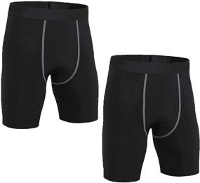 img 4 attached to LANBAOSI Boys' Compression Football Legging - Sportswear for Better Performance