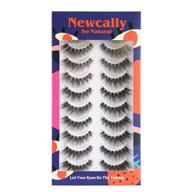 👁️ enhance your eyes with newcally lashes: natural wispy cat eye false eyelashes for soft, light volume - grab your multipack now! logo