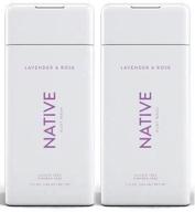 2-pack of native lavender & rose body wash - 11.5oz (340ml) each logo