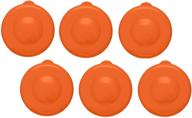 aquanation dew cap replacement - pack of 6 fit 55mm snap on crown top 3 &amp logo