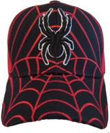 🕷️ fun and stylish spider-man hat for boys' accessories - kids youth hats & caps collection logo