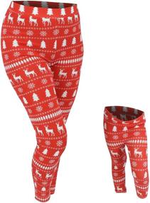 img 4 attached to 🎉 Exclusive Festive Matching Leggings for Baby Girls' Clothing