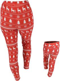 img 3 attached to 🎉 Exclusive Festive Matching Leggings for Baby Girls' Clothing