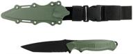 🔪 olive drab sportpro cm rubber combat knife 141 style – ideal for airsoft training logo