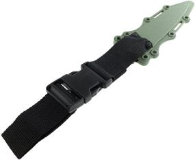 img 1 attached to 🔪 Olive Drab SportPro CM Rubber Combat Knife 141 Style – Ideal for Airsoft Training