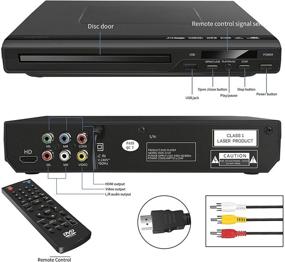 img 3 attached to 📀 Ultimate HDMI Region Free DVD Player with USB Input & Remote Control - Ideal for Home Study and TV Entertainment