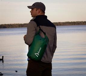 img 1 attached to 🌊 Artemis - 15L Waterproof Dry Bag with Internal Pockets and Key Clip, Ideal for Kayaking, Paddle Boarding, Rafting, Tubing, Boating, Beach, Hiking, Hunting, Fishing