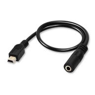 🎤 onvian 3.5mm female to 5 pin mini usb male microphone adapter cable: superior sound connectivity for your devices logo