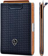 kemisant pocket pull tab access: streamlined men's wallet with convenient card cases & money organizers logo