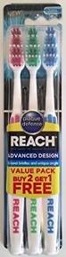 img 1 attached to Efficient Dental Clean with Reach Adv Toothbrush Firm - 3ct Pack