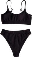 soly hux waisted bathing swimsuits women's clothing logo