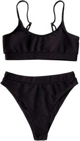 img 4 attached to SOLY HUX Waisted Bathing Swimsuits Women's Clothing