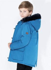 img 2 attached to SOLOCOTE Boys' Clothing and Jackets & Coats: SW18012 Heavyweight Windbreaker with Enhanced Resistance against Wind