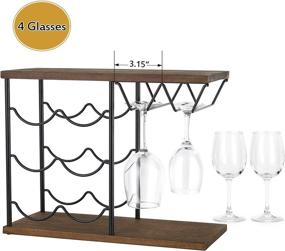img 2 attached to LIANTRAL Countertop Bottles Glasses Freestanding