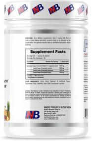 img 1 attached to Порошок NutritionBizz BCAA - 5 г BCAA аминокислот для восстановления мышц, роста и выносливости - напиток после тренировки, 30 порций (фруктовое пунш)