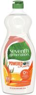 🍊 seventh generation dish liquid soap, clementine zest & lemongrass scent, 25 fluid ounces (1 pack) with varying packaging logo
