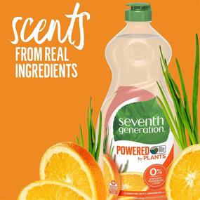 img 2 attached to 🍊 Seventh Generation Dish Liquid Soap, Clementine Zest & Lemongrass Scent, 25 Fluid Ounces (1 Pack) with Varying Packaging
