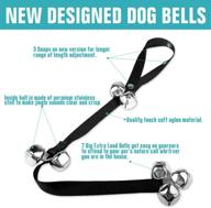 🔔 doyoo 2-pack dog doorbells: premium quality training bells for effective puppy potty training - adjustable, loud, 1.4" doorbells logo