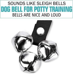 img 1 attached to 🔔 Doyoo 2-Pack Dog Doorbells: Premium Quality Training Bells for Effective Puppy Potty Training - Adjustable, Loud, 1.4" DoorBells