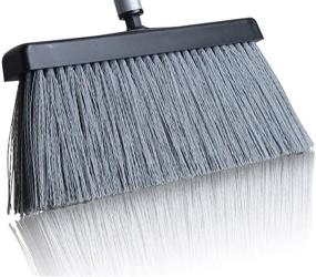 img 1 attached to 🧹 Efficient Cleaning with Fuller Brush Deep Reach Black Slender Complete Broom - Wide Sweeping Path, Effective Debris Collection, Easy Reach Design, Sturdy Steel Handle - Ideal for a Thorough Clean