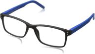 👓 foster grant men's p100 square reading glasses: premium eyewear for crystal clear vision logo