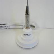 📻 hustler ic100sw cb radio antenna: magnetic base, 41" whip with spring (white) - enhanced connectivity and flexibility logo