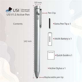 img 2 attached to iPlume USI Stylus Compatible with HP Chromebook x360 12b-ca0010nr, 14b-ca0010nr, 14b-ca0015cl, 14c-ca0053dx, and ASUS Chromebook C436