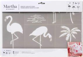 img 2 attached to Transform Your Crafts with Martha Stewart Flamingo Laser Cut Stencil