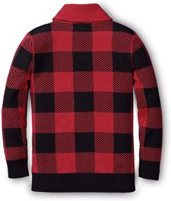 img 2 attached to 👕 Stylish and Comfortable: Hope Henry Letterman Sweater Cardigan for Boys' Clothing