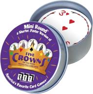 🎊 exciting & portable: five crowns mini round card game - perfect for on-the-go fun! logo