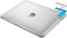 img 3 attached to 📱 Speck 13-inch Macbook Pro Clear Case - Presidio Clear Case with IMPACTIUM Technology for 4-Foot Drop Protection, UV Yellowing Resistance, and On-The-Go Shielding