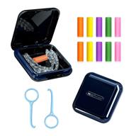 🦷 orthodontic aligner case set with tools, retainer box and night guard case - complete oral care kit with aligner removal tool and chewies logo