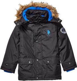 img 4 attached to Polo Association Stadium Outerwear Pockets Outdoor Recreation for Outdoor Clothing