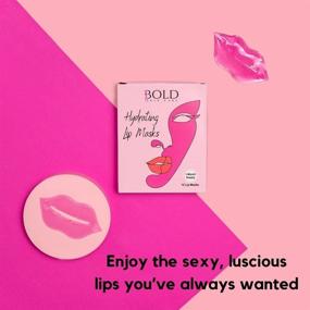 img 1 attached to 💋 Bold Skincare Lip Therapy - Collagen Infused Lip Mask for Dry Lips, Lip Plumper & Moisturizer, Chapped Lip Treatment - Premium Lip Care with Hydrating Collagen, Hyaluronic Acid, Vitamin C & E - 1-Month Supply