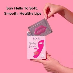 img 3 attached to 💋 Bold Skincare Lip Therapy - Collagen Infused Lip Mask for Dry Lips, Lip Plumper & Moisturizer, Chapped Lip Treatment - Premium Lip Care with Hydrating Collagen, Hyaluronic Acid, Vitamin C & E - 1-Month Supply