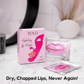 img 2 attached to 💋 Bold Skincare Lip Therapy - Collagen Infused Lip Mask for Dry Lips, Lip Plumper & Moisturizer, Chapped Lip Treatment - Premium Lip Care with Hydrating Collagen, Hyaluronic Acid, Vitamin C & E - 1-Month Supply