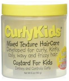 img 2 attached to 🏽 CurlyKids Yellow Mixed Haircare Custard for Kids - 6 Ounce