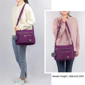 img 2 attached to Multi-Pocket Crossbody Shoulder Bag for Women with Matching Wallet - Handbags & Purses