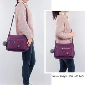 img 3 attached to Multi-Pocket Crossbody Shoulder Bag for Women with Matching Wallet - Handbags & Purses