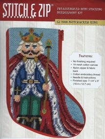 img 1 attached to Stitch Nutcracker King Stocking Needlepoint